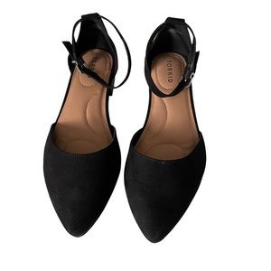 torrid Black Strap Sandals 10.5